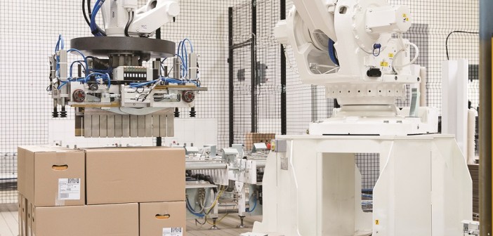 egg palletising robot