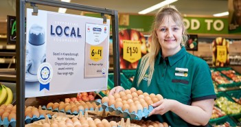 Retail analysis: egg sales soar but poultry meat experiences small declines Morrisons - Huddersfield.Eggs, Cucumbers, Wonky Flowers & Paper Wrapped Flowers.