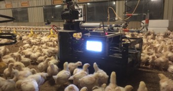 Analysis: A roving robot that has unexpectedly help boost FCR could be poised to become a commercial success Robot patrolling Week 3 Lower farm Trial IM1.2