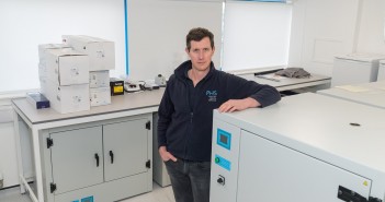 Boost for Scottish poultry industry as veterinary practice and laboratory relocate to bigger site 18.02.2021. Vet Scott Dawson at Poultry Health Services, Newbridge, Scotland.