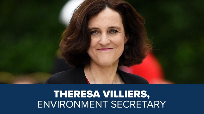 Theresa Villiers sacked as Defra Secretary