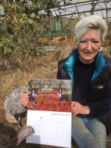 susan with her calendar