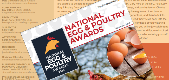 Protected: Poultry Business – National Egg & Poultry Awards Supplement – November 2020 National Egg & Poultry Awards 2020 Supplement digital edition